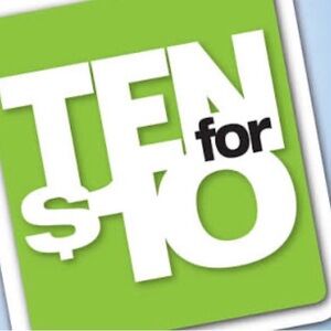 β€οΈ 10 for $10, or 5 for $5 sale! β€οΈπ